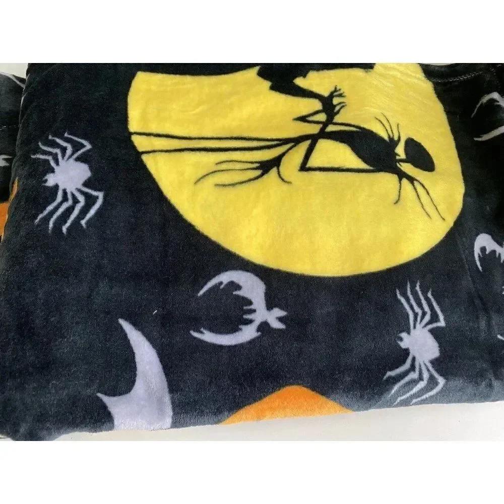 Nightmare Before‎ Christmas Plush Throw Blanket 50X70” Jack Oogie Sally NEW